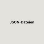 JSON-Datein Logo auf graue Hintergrund