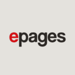 epages Logo auf graue Hintergrund